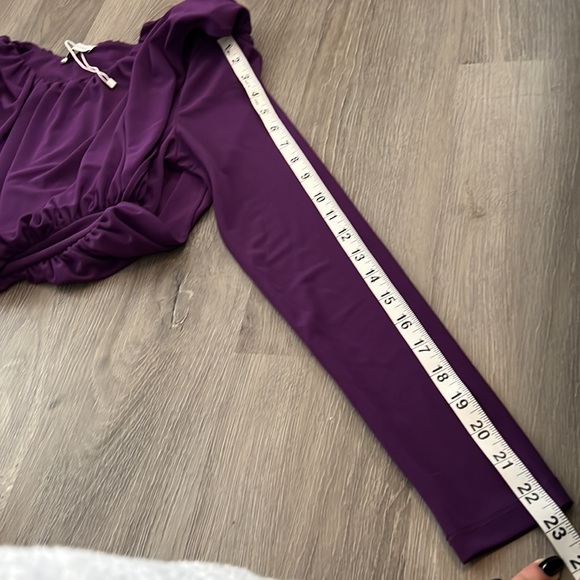 Zara crop top 💜. Size S - Picture 8 of 9